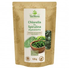 Meniu Bio Tablete de alge Bio Chlorella si Spirulina - 125g