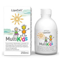 LipoCell MultiKids supliment alimentar lichid cu aromă de piersici. Hymato – (250 ml)
