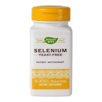 Selenium 200mcg 60 capsule Nature's Way, natural, Secom