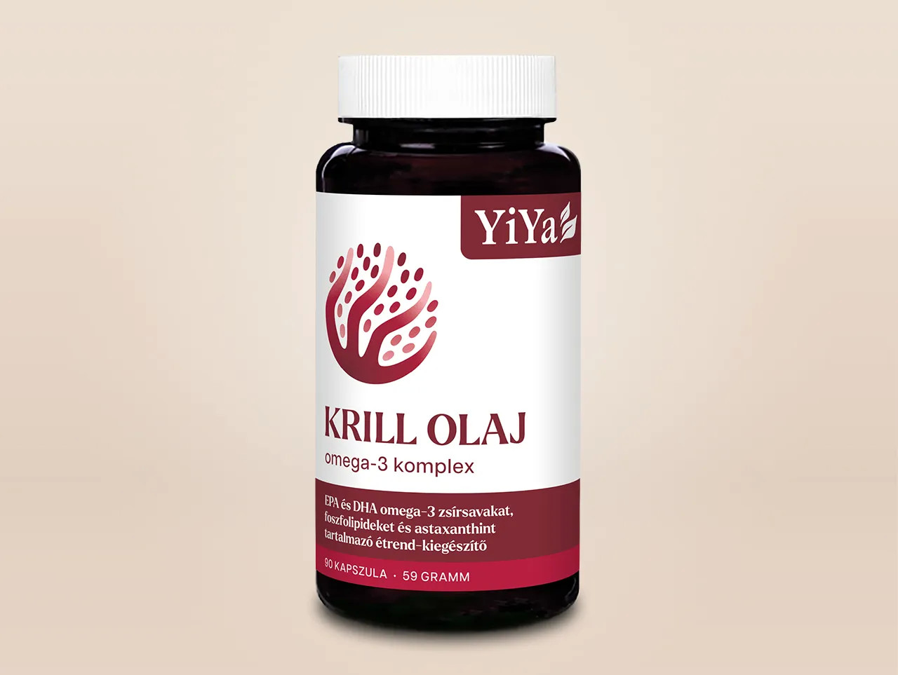 YiYa Complex Omega3 - Ulei de Krill  90 capsule