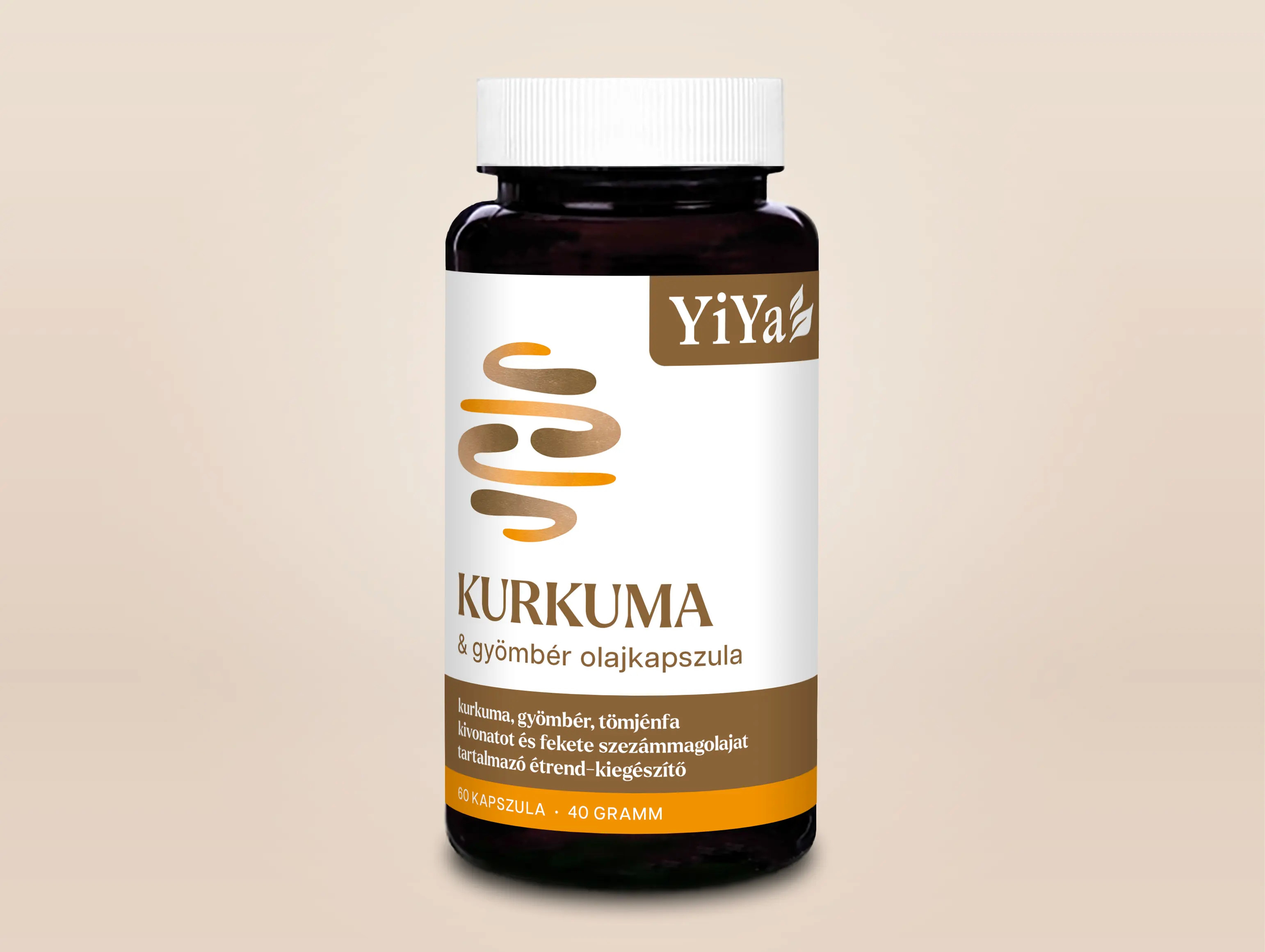 YiYa Capsule cu ulei de Curcuma & Ghimbir-60capsula