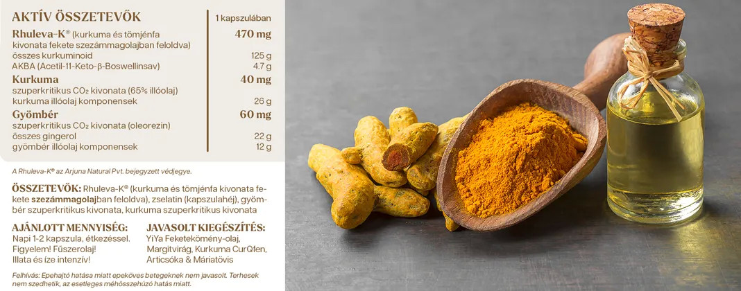 YiYa Capsule cu ulei de Curcuma & Ghimbir-60capsula