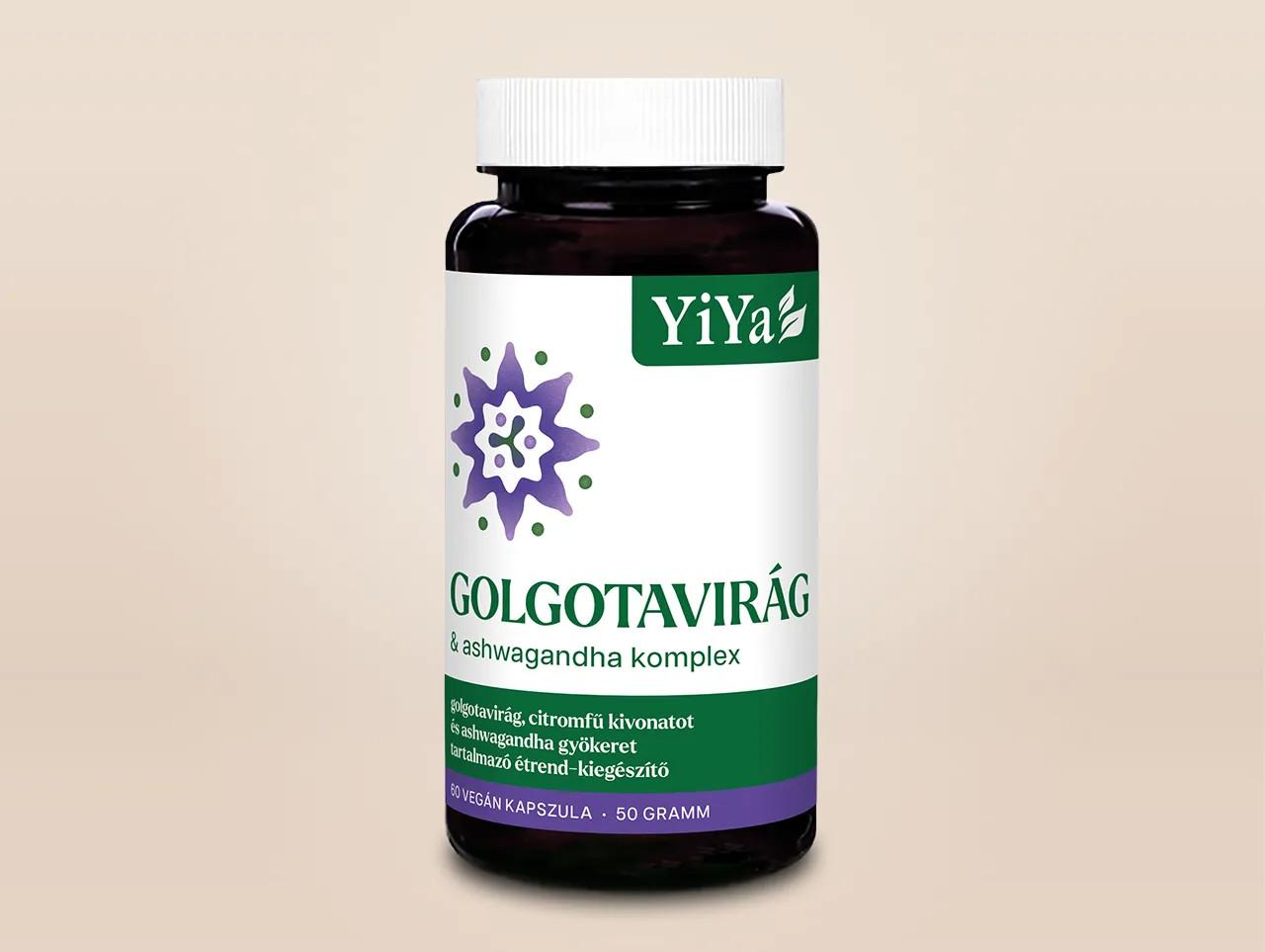YiYa Complex cu Floarea Pasiunii & Ashwagandha, 60 capsule