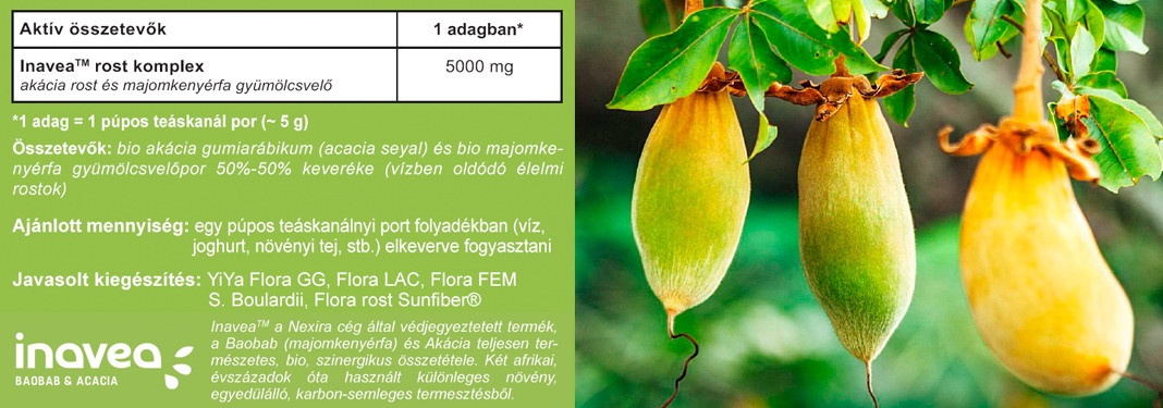 YiYa Inavea™ complex de fibre pentru flora intestinală 300 gr – pentru sănătatea microflorei benefice și a digestiei!