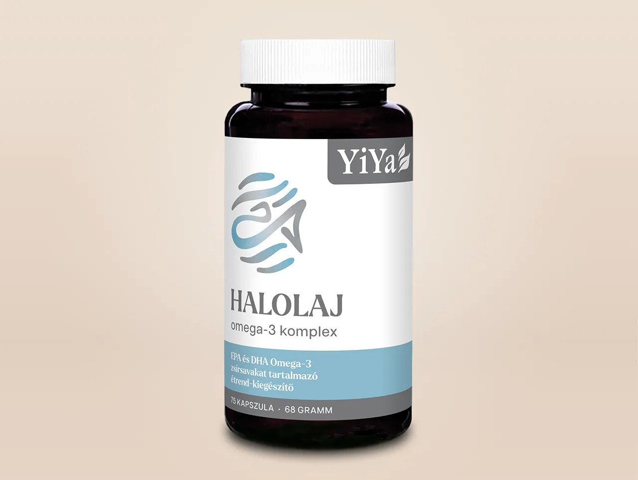 YiYa Ulei de Pește Omega-3 - KD-Pür®, 60 capsule - complex EPA/DHA de puritate farmaceutică!