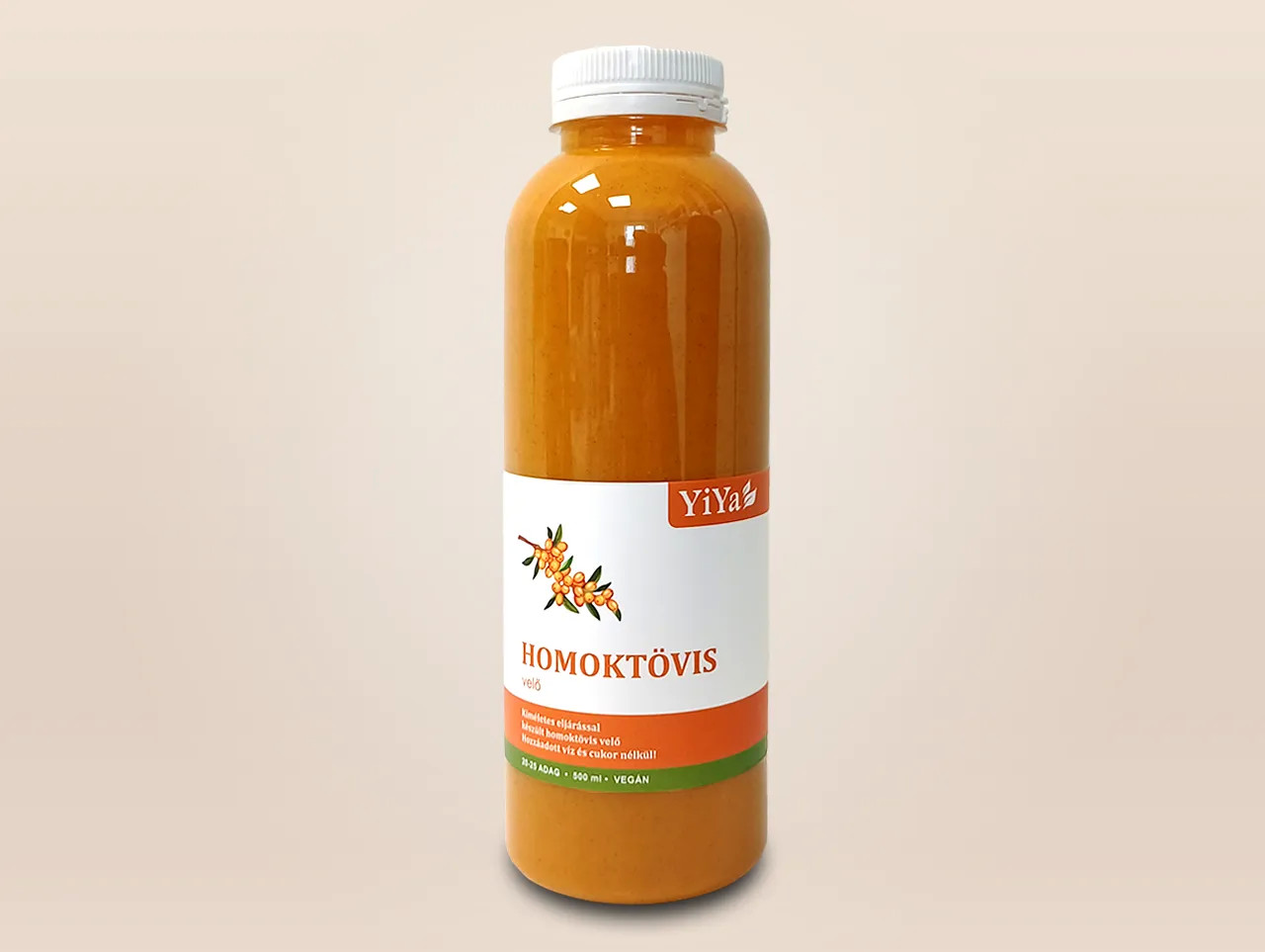 YiYa Suc de cătină, 500 ml - un fruct de pădure bogat în vitamina C și flavonoide  direct de pe pământul maghiar!