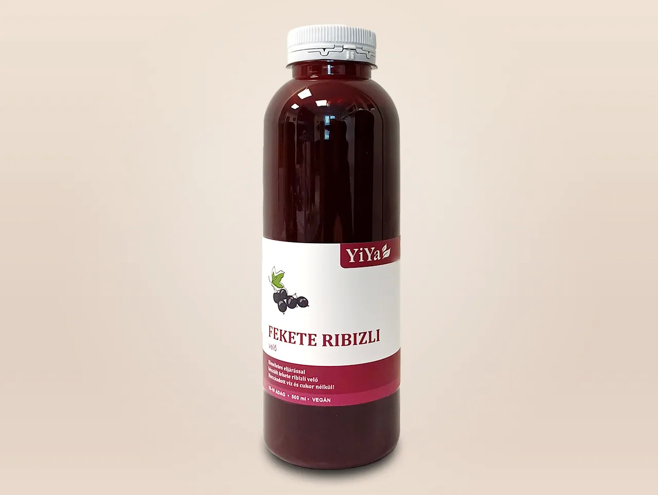 YiYa Piure de Coacăze Negre, 500 ml