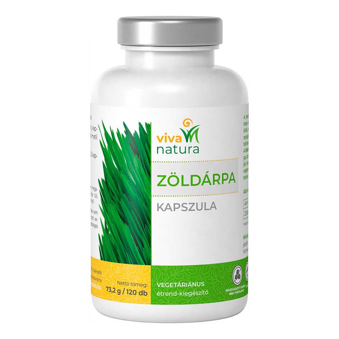 Capsule de orz verde Viva Natura 120 buc