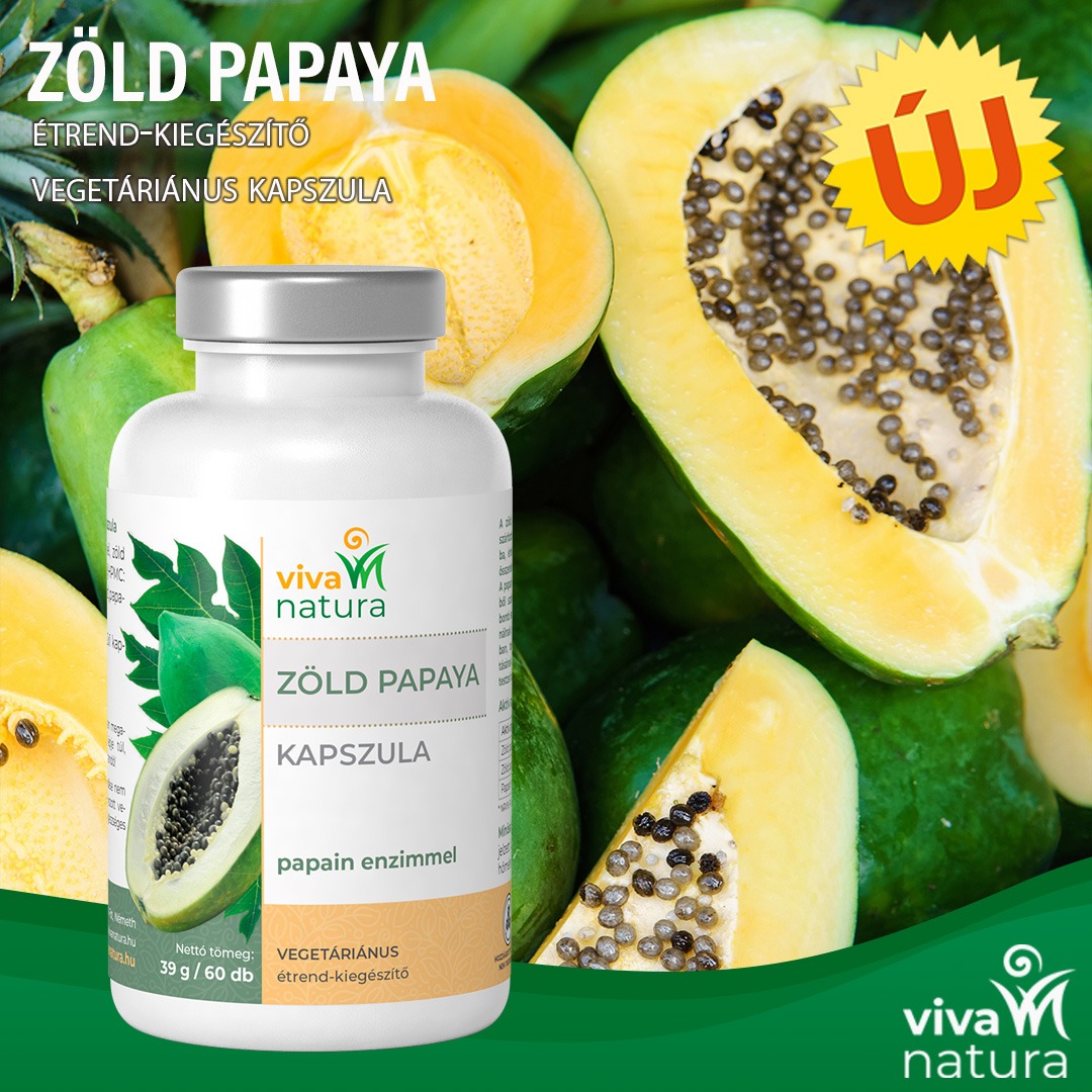 Capsule de Papaya VNature 60 buc.