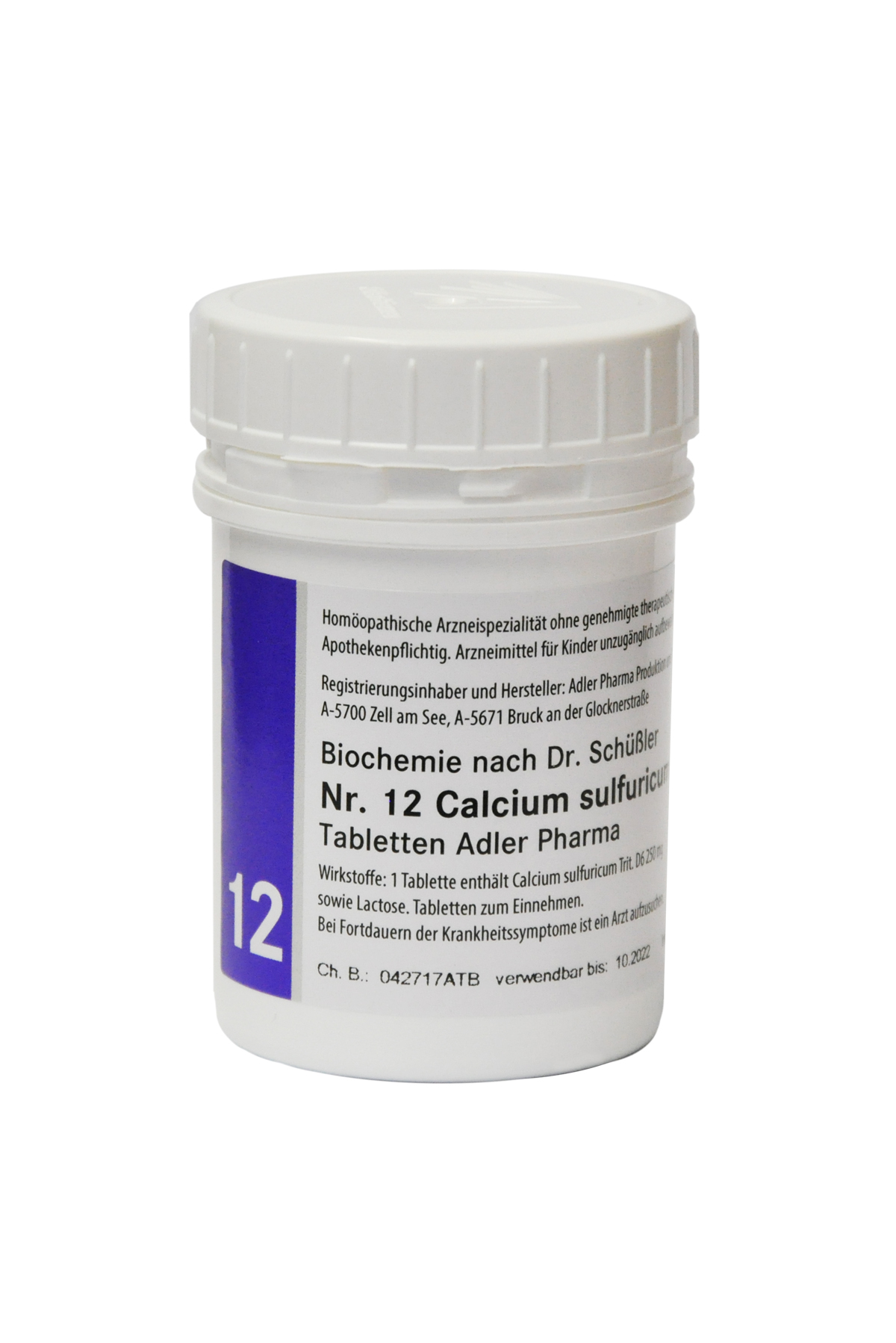 100 CPR. - NR.12 CALCIUM SULFURICUM  