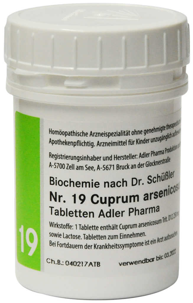 400 CPR - NR.19 - Cuprum arsenicosum 