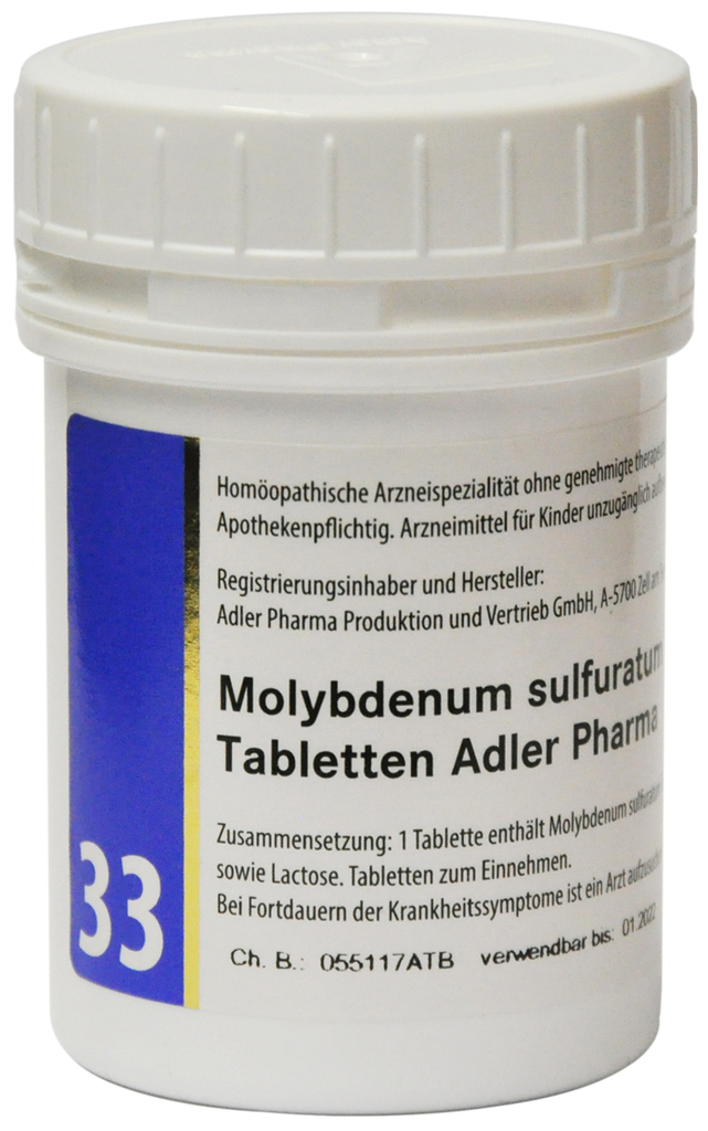 400 CPR-NR 33 Molybdenum Sulfuratum 