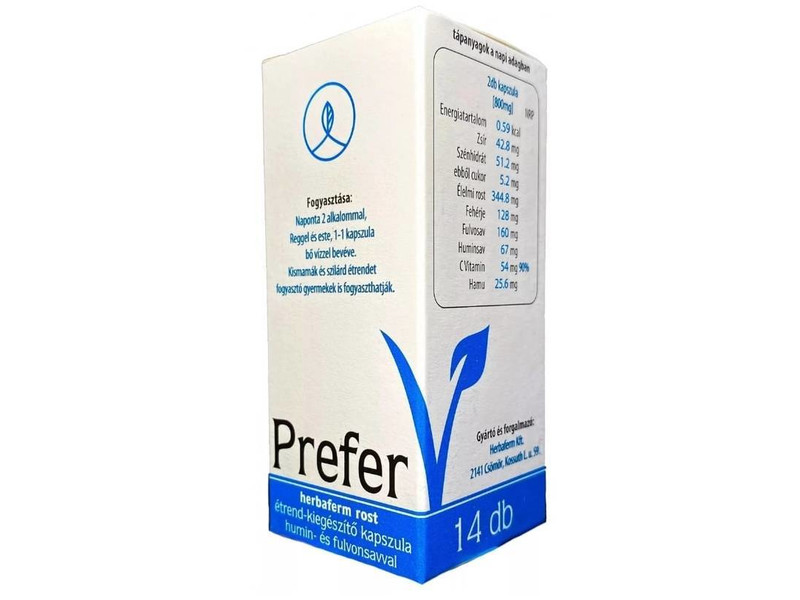 Herbaferm prefer v supliment alimentar capsule 14 buc