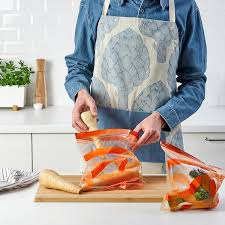 ISTAD Pungă resigilabilă, cu model/albastru strălucitor, 1 l