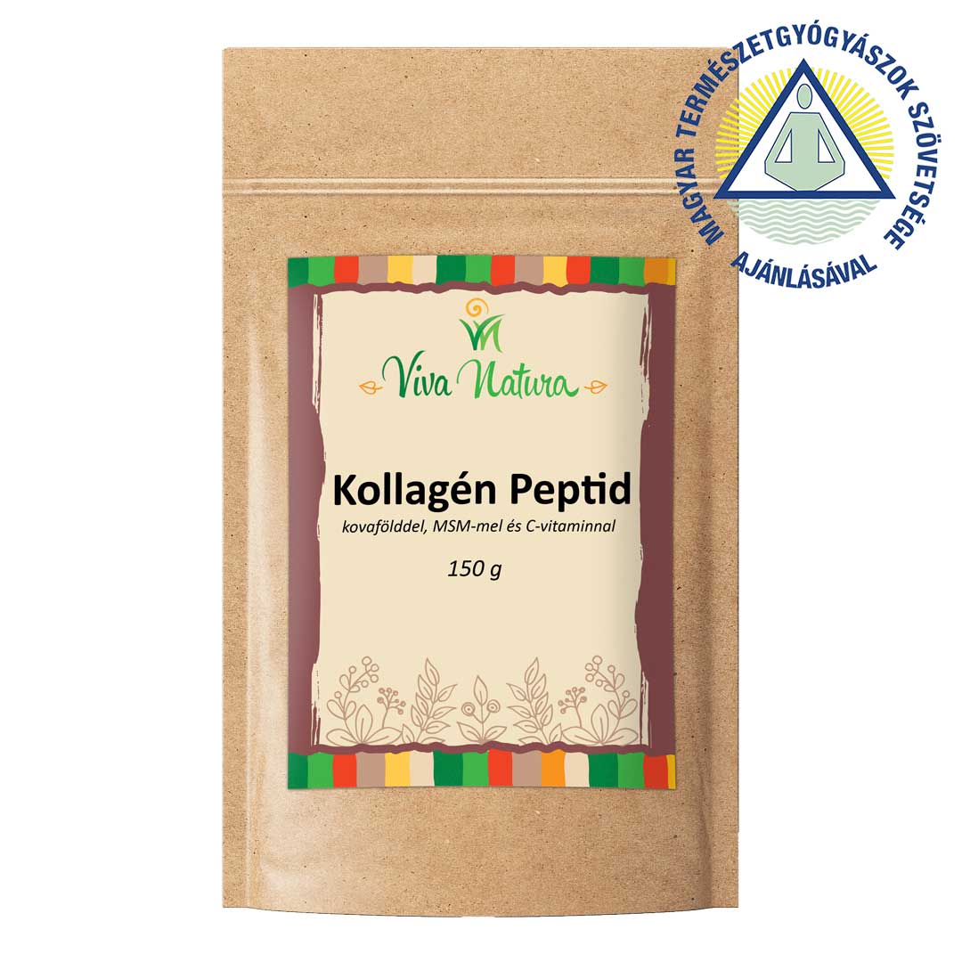 Peptidă de colagen cu vitamina C, pământ Diatomit și MSM (150 g)