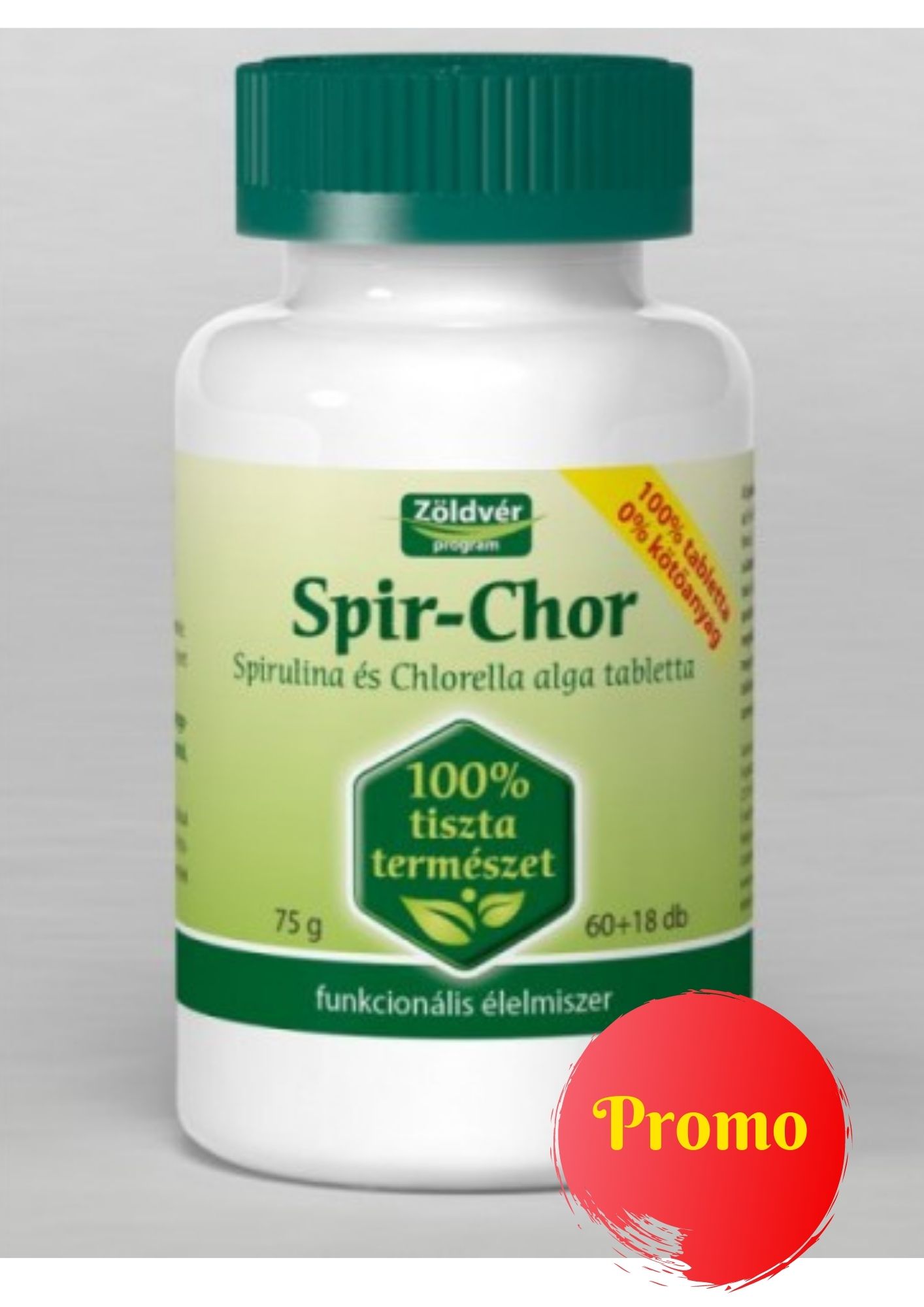Tablete de spirulina și chlorella Viva Natura  78 buc.
