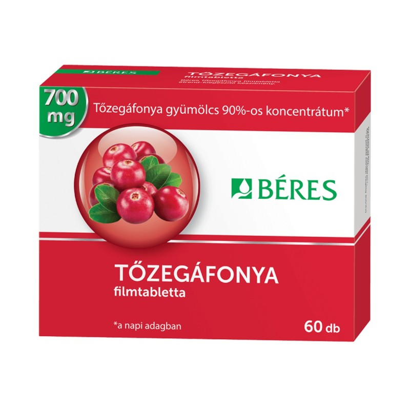 BERES, Cranberry, 700 mg, 60 comprimate filmate