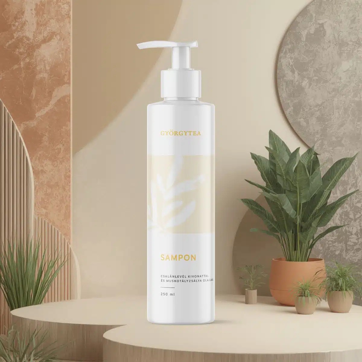 Györgytea – Șampon cu extract de frunze de urzică și ulei de salvie sclarea