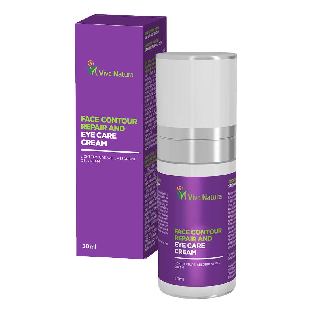 Viva Natura - Cremă de îngrijire a ochilor și conturului feței (30 ml)